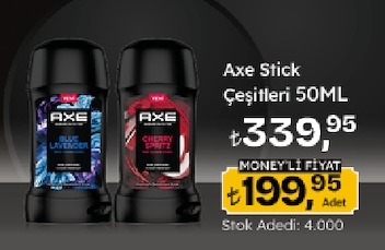 Axe Stick Cesitleri 50Ml