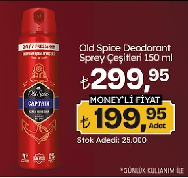 Old Spice Deodorant Sprey Çeşitleri 150 Ml
