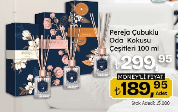 Pereja Çubuklu Oda Kokusu Çeşitleri 100 Ml