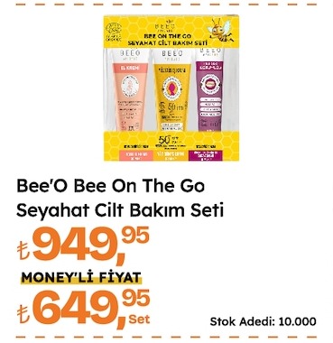Bee'O Bee On The Go Seyahat Cilt Bakım Seti