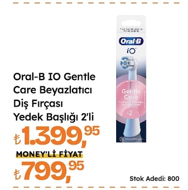 Oral-B Io Gentle Care Beyazlatıcı Diş Fırçası Yedek Başlığı 2'Li