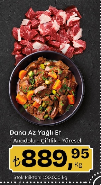 Dana Az Yagli Et Kg