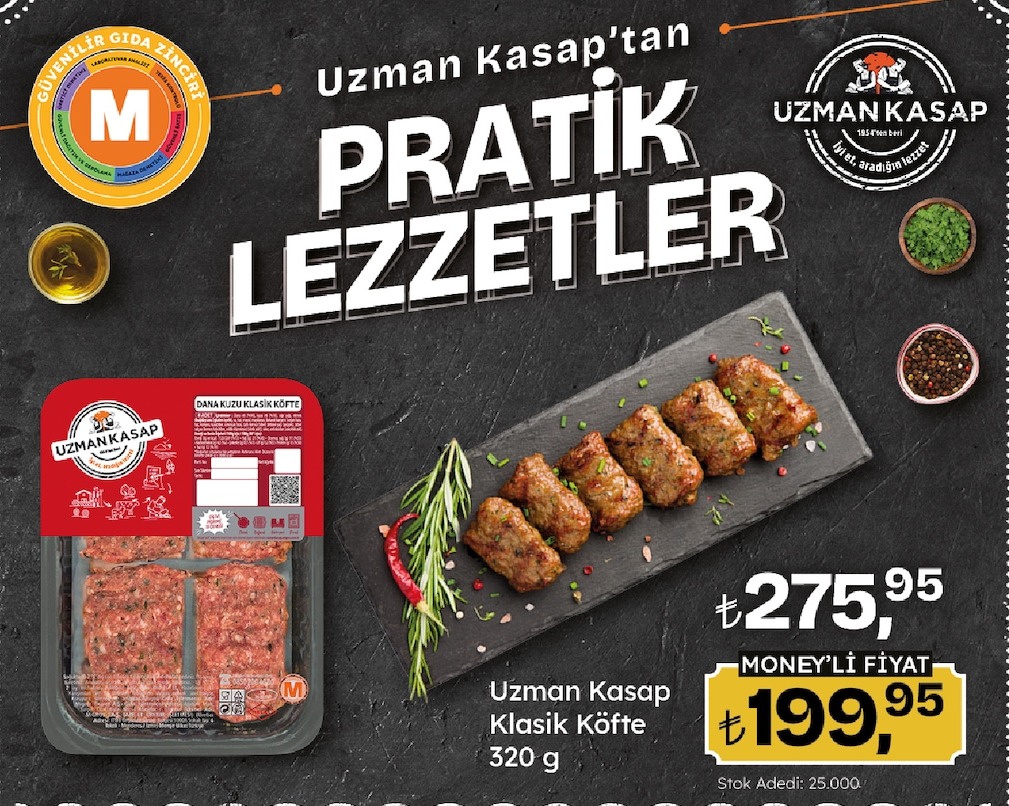 Uzman Kasap Klasik Köfte 320 G