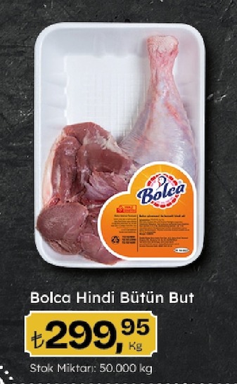 Bolca Hindi Bütün But Kg