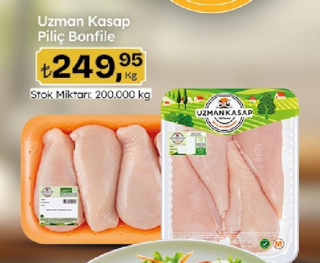 Uzmankasap Piliç Bonfile Kg