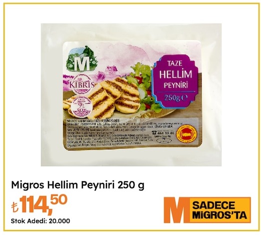 Migros Hellim Peyniri 250 G