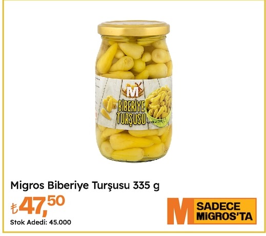 Migros Bibyeriye Turşusu 335 G