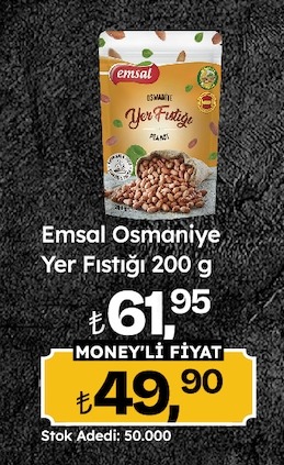 Emsal Osmaniye Yer Fıstığı 200 G