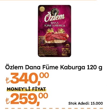 Özlem Dana Füme Kaburga 120 G