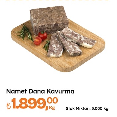 Namet Dana Kavurma 5.000 Kg
