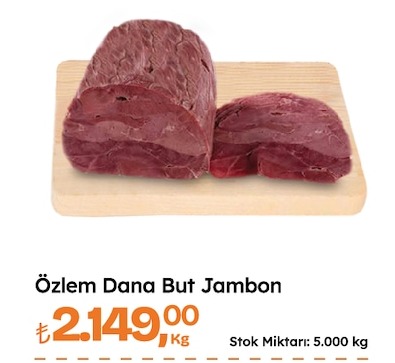 Özlem Dana But Jambon 5.000 Kg