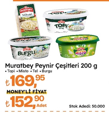 Muratbey Peynir Çeşitleri 200 G