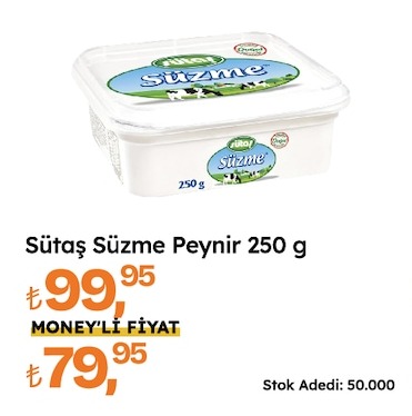 Sütaş Süzme Peynir 250 G