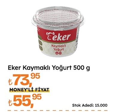 Eker Kaymaklı Yoğurt 500 G