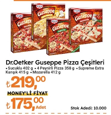 Dr.Oetker Giuseppe Pizza Çeşitleri