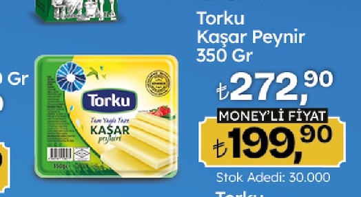 Torku Kaşar Peynir 350 Gr