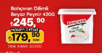 Bahçıvan Dilimlı Beyaz Peynır 420G