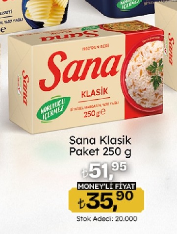 Sana Klasik Paket 250 G