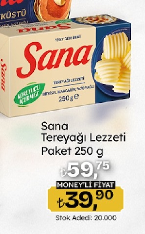 Sana Tereyaği Lezzeti Paket 250 G