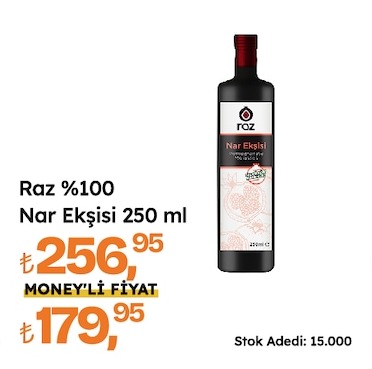 Raz %100 Nar Ekşisi 250 Ml