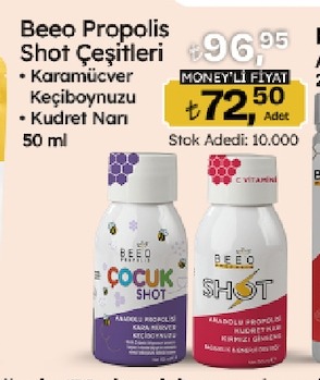 Beeo Propolis Shot Çeşitleri 50 Ml