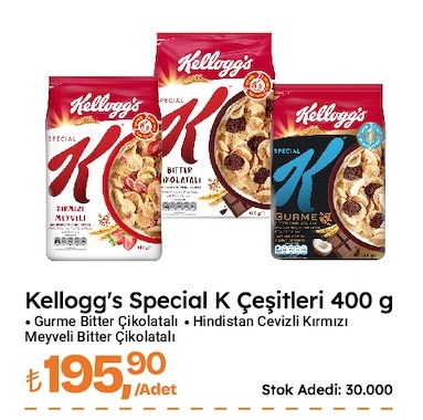Kellogg'S Special K Cesitleri 400 G