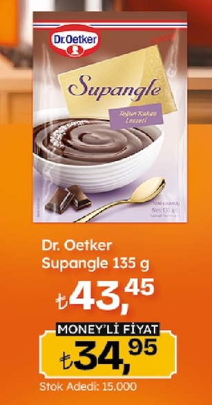 Dr. Oetker Supangle Yoğun Kakaolu Lezzeti 135 G
