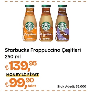 Starbucks Frappuccino Çeşitleri 250Ml