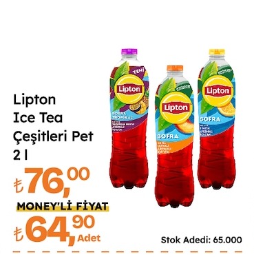 Lipton Ice Tea Çeşitleri Pet 2L
