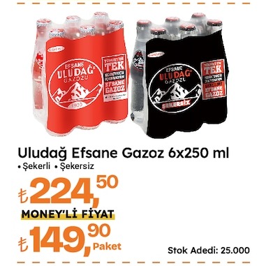 Ulucloudinary Efsane Gazoz 6X250 Ml