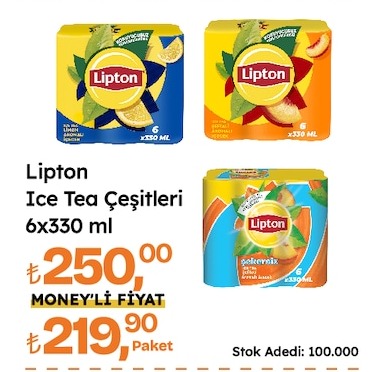 Lipton Ice Tea Çeşitleri 6X330 Ml