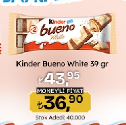 Kinder Bueno White 39 Gr