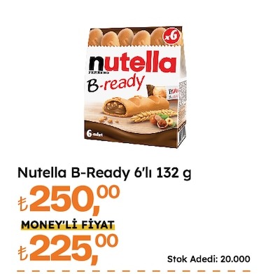 Nutella B-Ready 6'Lı 132 G