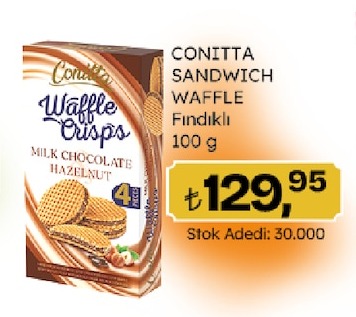 Conitta Sandwich Waffle Fındıklı 100G