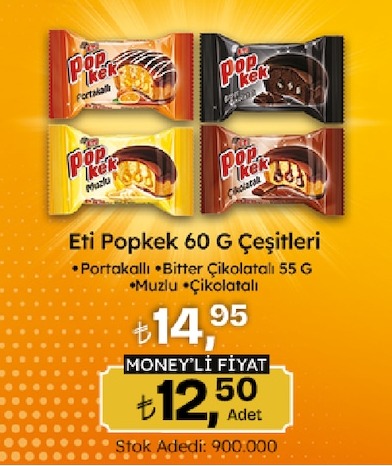 Eti Popkek 60 G Çeşitleri