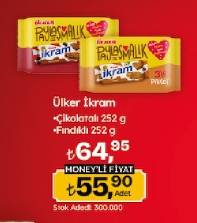 Ülker İkram Çikolatalı 252 G