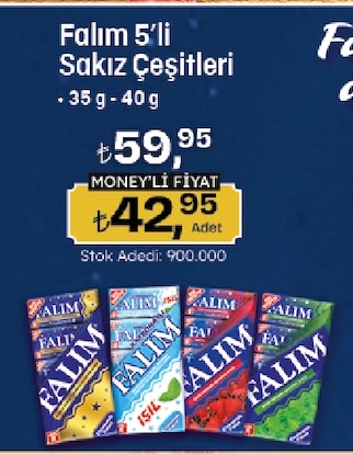 Falım 5'Li Sakız Çeşitleri 35G - 40G