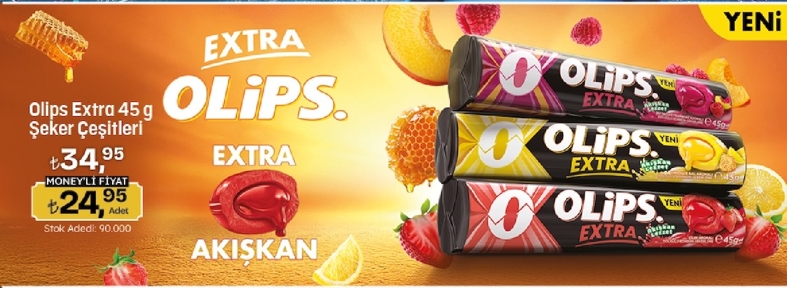 Olips Extra 45G Şeker Çeşitleri
