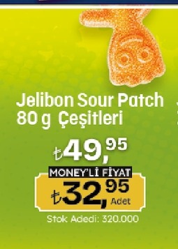 Jelibon Sour Patch 80G