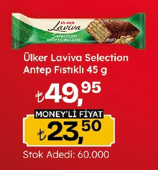Ülker Laviva Selection Antep Fıstıklı 45 G