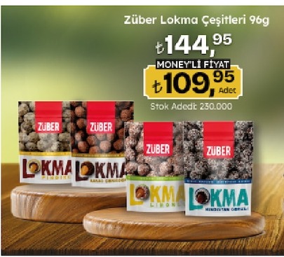 Züber Lokma Çeşitleri 96G