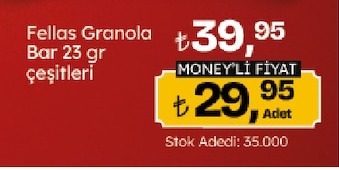 Fellas Granola Bar 23Gr Çeşitleri