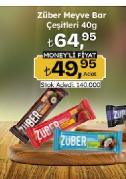 Züber Meyve Bar Çeşitleri 40G