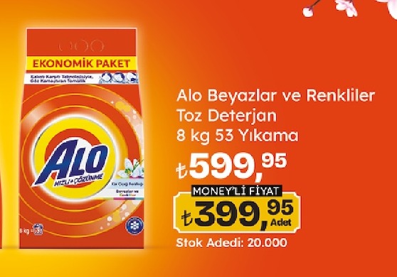 Alo Beyazlar Ve Renkliler Toz Deterjan 8 Kg