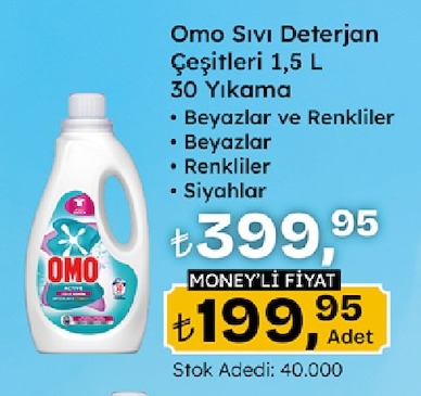Omo Sıvı Deterjan 1.5 Lt 30 Yıkama