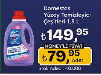 Domestos Yüzey Temizleyici Çeşitleri 1,5 L
