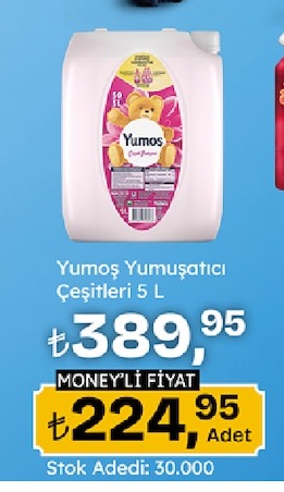 Yumoş Yumuşatıcı Çeşitleri 5 L