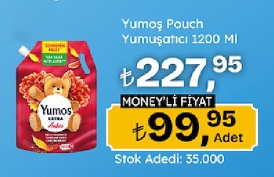 Yumos Pouch Yumuşatıcı 1200 Ml