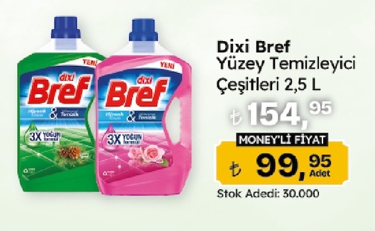 Dixi Bref Yüzey Temizleyici Çeşitleri 2,5 L