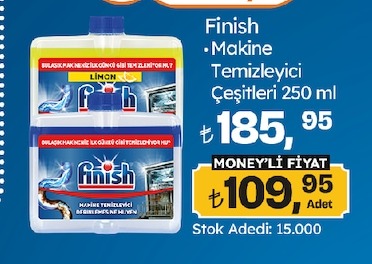 Finish Makine Temizleyici Cesitleri 250 Ml